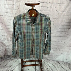 original penguin plaid heritage slim fit shirt Size XL
